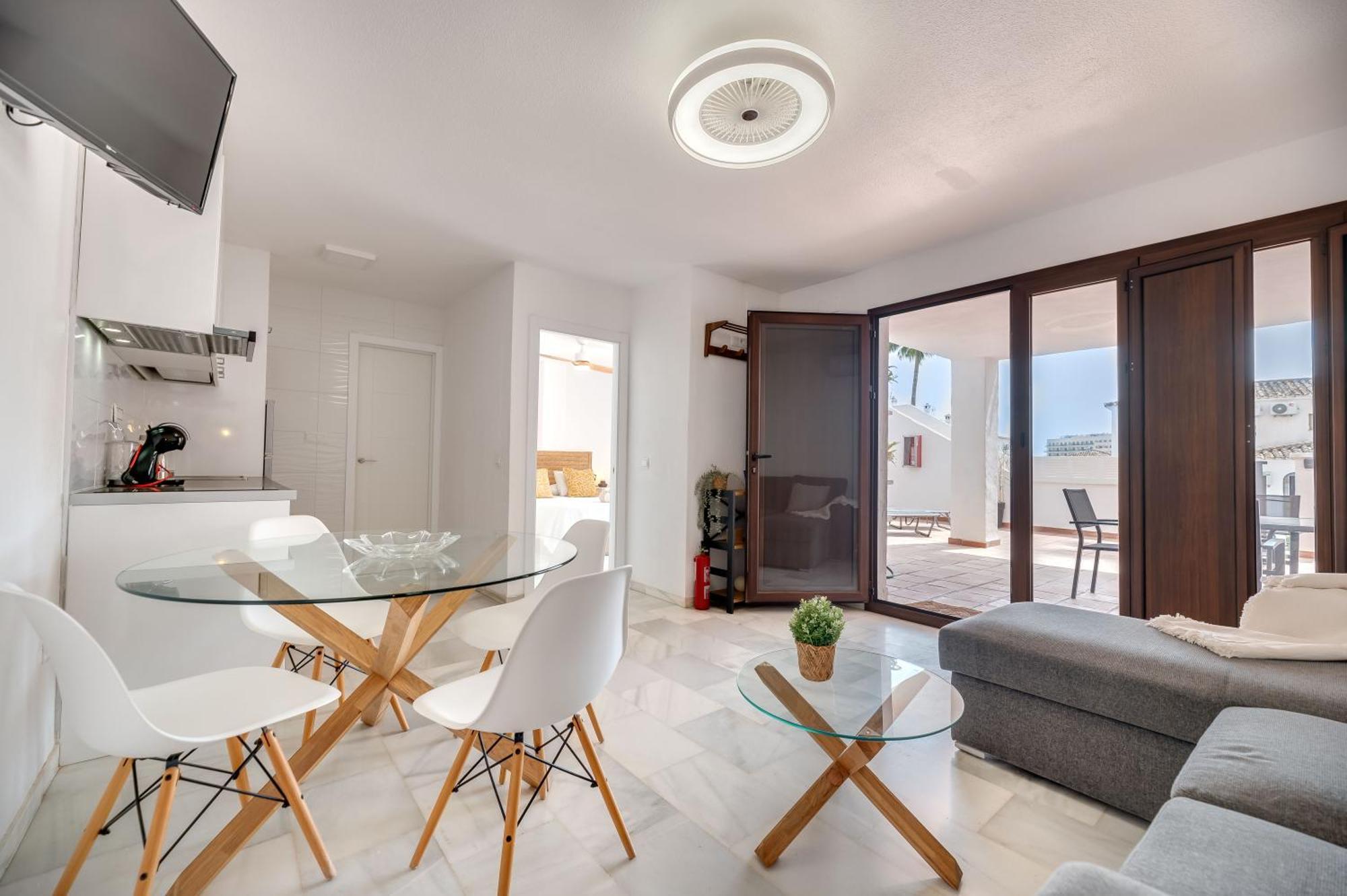 Apartamento Con Amplio Porche Y Bbq Benalmádena Extérieur photo